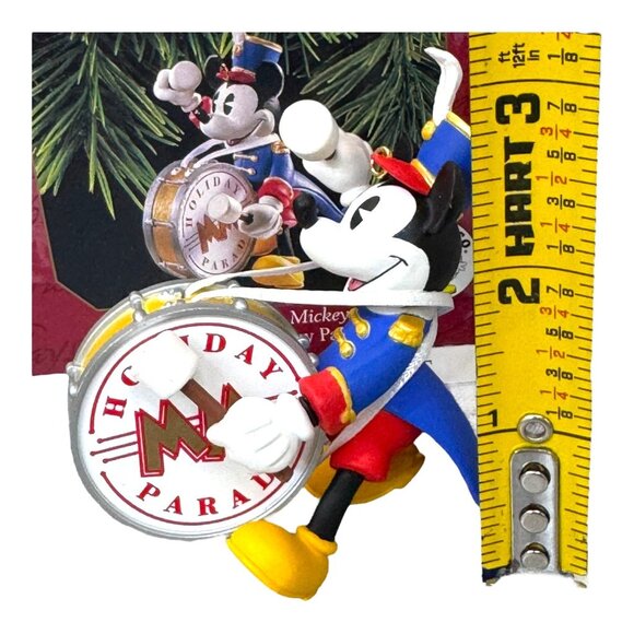 Disney Lot Hallmark Keepsake Mickey Mouse Christmas Ornament Band Magic Set Of 3 - Picture 6 of 11